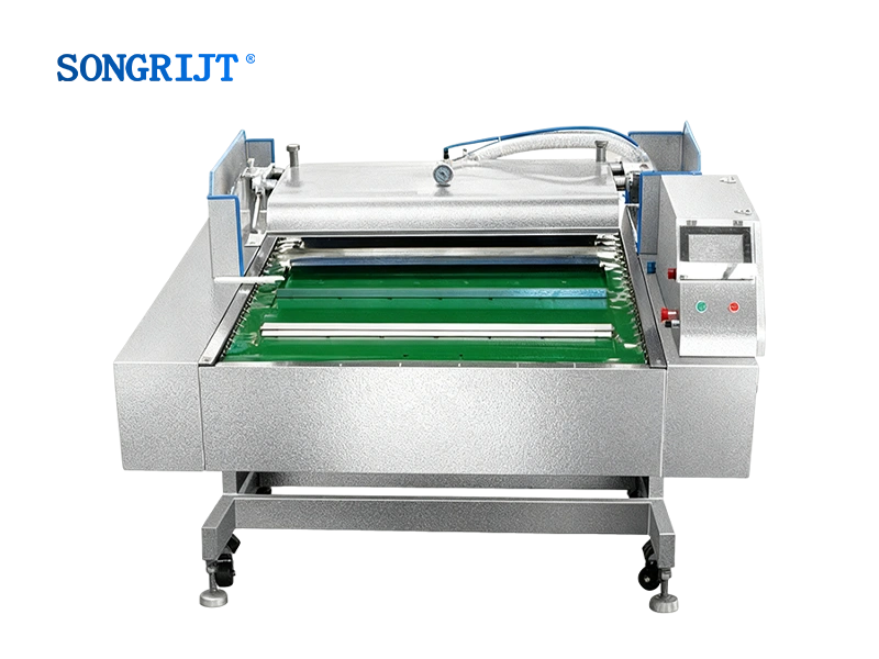Máquina automática de envasado al vacío continuo por rodillos (tira de sellado simple)
